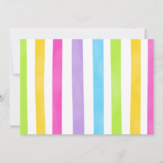 Candy Foto Einladung (Rückseite)