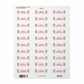 Candy Fruit Slice Slices Sweet Candies Labels (Vorne)
