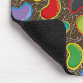 Candy Fun Retro Jellybeans Pop Mousepad (Ecke)