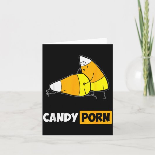 Candy Funny Halloween Men Gift Karte (Vorderseite)