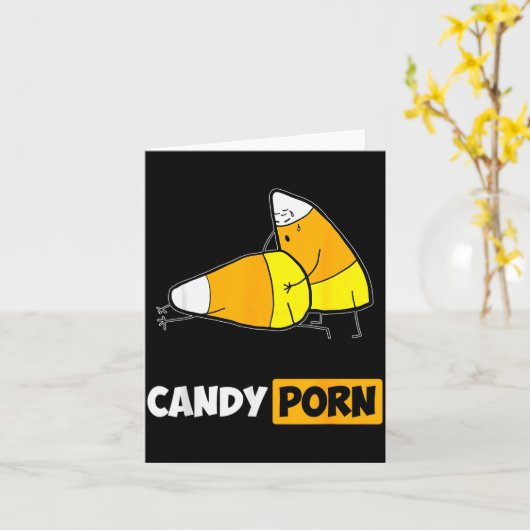 Candy Funny Halloween Men Gift Karte (Gelbe Blume)