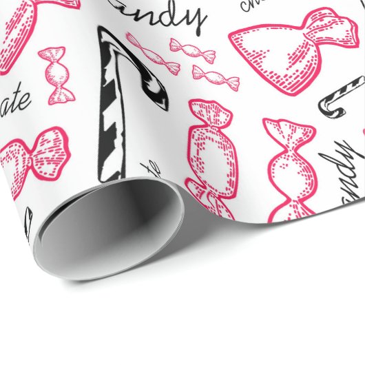 Candy Geschenkpapier (Rolleneckpunkt)