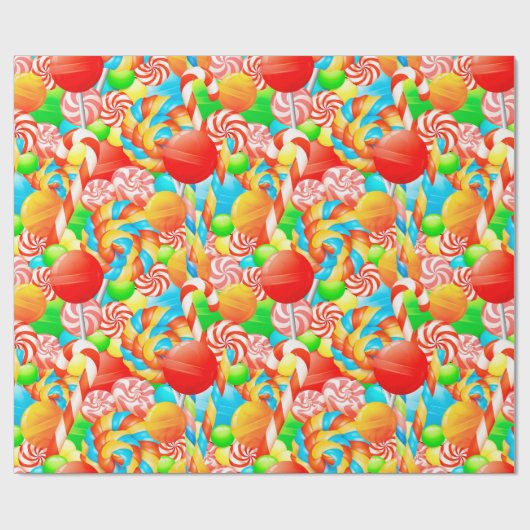 Candy Geschenkpapier (Flach)