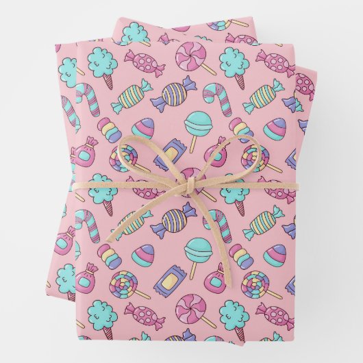 Candy  geschenkpapier set (Beispiel)