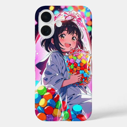 Candy Ghost Girl Case-Mate iPhone Hülle (Rückseite)