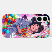 Candy Ghost Girl Case-Mate iPhone Hülle (Rückseite (Horizontal))