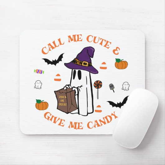 Candy Ghost Mouse Pad Mousepad (Mit Mouse)