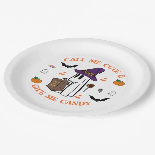 Candy Ghost Party Teller (Schrägansicht)