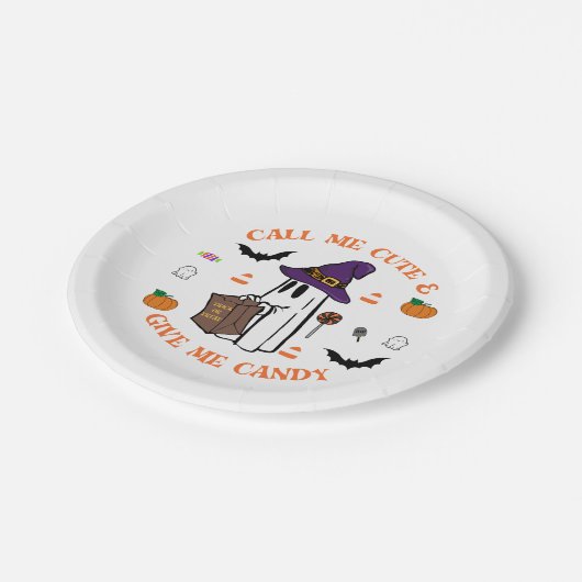 Candy Ghost Party Teller (Schrägansicht)