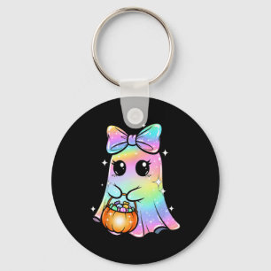Candy Ghost Shirt Regenbogen Bow Leckerei Trick od Schlüsselanhänger