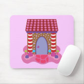 Candy Gingerbread House Mousepad (Mit Mouse)