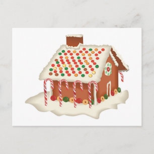 Candy Gingerbrei Hütte Weihnachten Weihnachten Wei