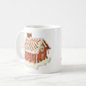 Candy Gingerbrei Hütte Weihnachten Weihnachten Wei Kaffeetasse (Vorderseite Links)