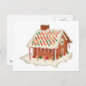 Candy Gingerbrot Hütte Weihnachten Weihnachten Wei (Vorne/Hinten)