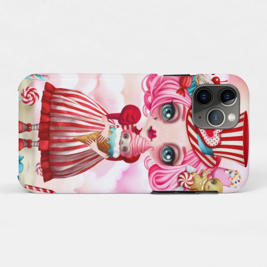 Candy Girl Case-Mate iPhone Hülle (Rückseite (Horizontal))