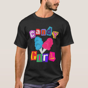 Candy Girl Cotton Candy Theme Party Kostüme Nation T-Shirt