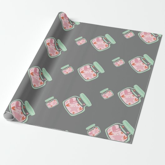 Candy-Glas-Muster Geschenkpapier (Ungerollt)