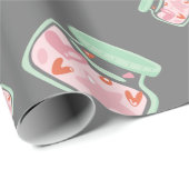 Candy-Glas-Muster Geschenkpapier (Rolleneckpunkt)