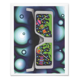 Candy Glasses Print Fotodruck