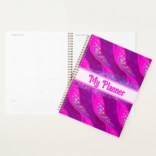 Candy Glitzer Planner - Abstrakte rosa Glitzern Planer (Anzeige)