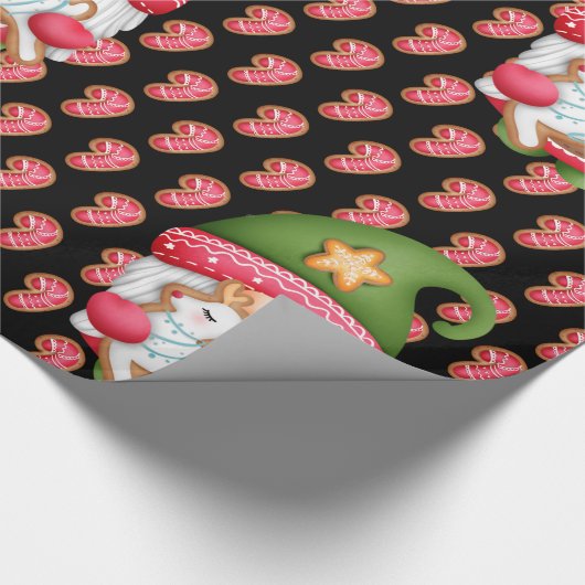Candy Gnome - Farbe anpassen Geschenkpapier (Ecke)