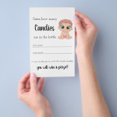Candy Guessing Game Baby Girl Flyer (Handgriff)
