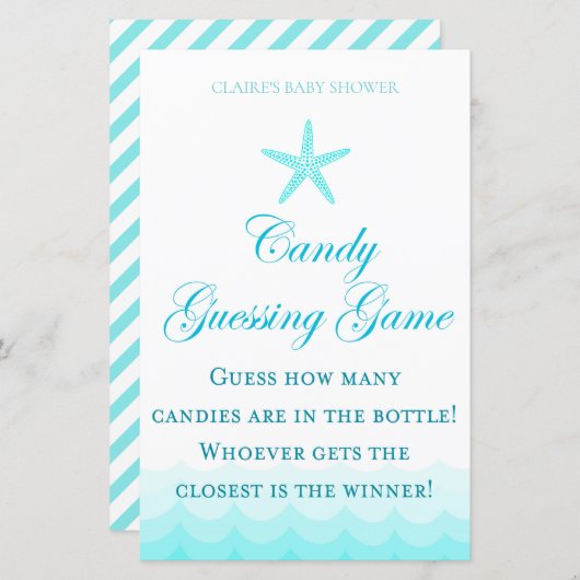 Candy Guessing Game - Baby Shooting Game (Vorne/Hinten)