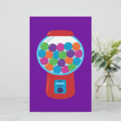 Candy Gumball Machine Briefpapier (Stehend Vorderseite)