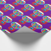 Candy Gumball Machine Geschenkpapier (Ecke)