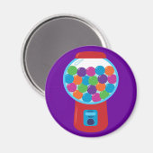 Candy Gumball Machine Magnet (Vorderseite/Rückseite)