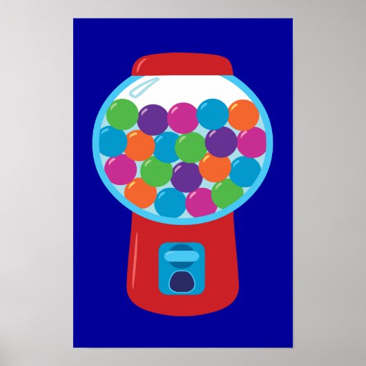 Candy Gumball Machine Poster (Vorne)