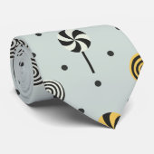 Candy Halloween Seamless Pattern Krawatte (Gerollt)