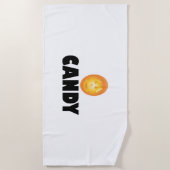 Candy Halloween Strandtuch (Vorderseite)