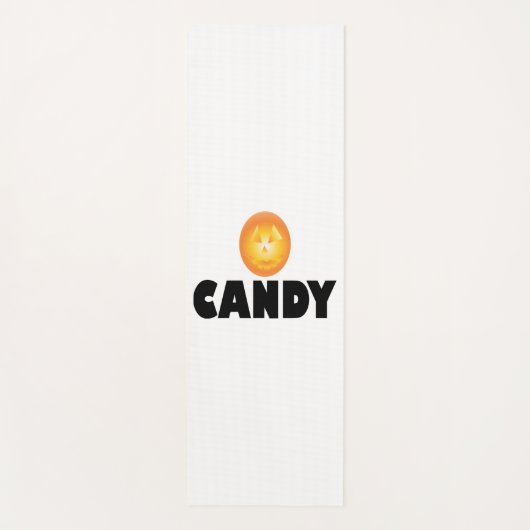 Candy Halloween Yogamatte (Vorderseite)
