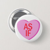 Candy Heart - AS IF Button (Vorne & Hinten)