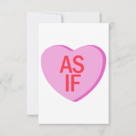 Candy Heart - AS IF Dankeskarte