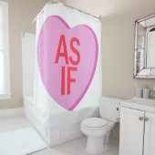 Candy Heart - AS IF Duschvorhang (Beispiel)
