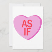Candy Heart - AS IF Einladung (Vorderseite)