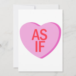 Candy Heart - AS IF Einladung