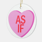 Candy Heart - AS IF Keramik Ornament (Links)