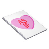 Candy Heart - AS IF Notizblock (Rechte Seite)