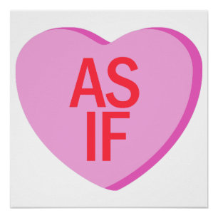 Candy Heart - AS IF Poster