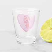 Candy Heart - AS IF Schnapsglas (Rückseite)