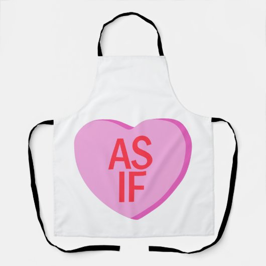 Candy Heart - AS IF Schürze (Vorderseite)