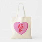 Candy Heart - AS IF Tragetasche (Vorne)