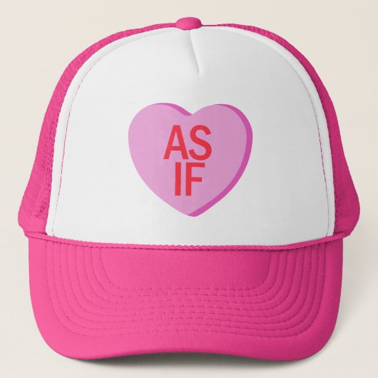 Candy Heart - AS IF Truckerkappe (Vorderseite)