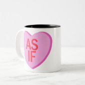 Candy Heart - AS IF Zweifarbige Tasse (Vorderseite Links)