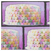 Candy Heart Cake Stoff (Nahaufnahme)