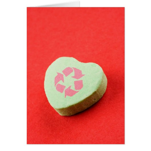 Candy Heart Card gerecycelt (Vorne)