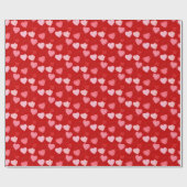 Candy Heart Cascade Geschenkpapier (Flach)